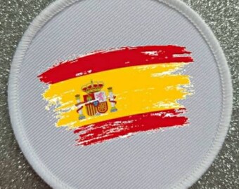 3 inch Spanish Flag patch badge