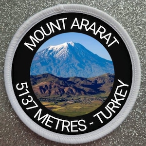 3 inch Mount Ararat Turkey patch badge