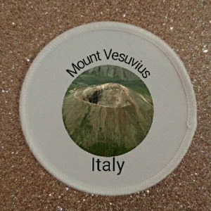 3 Mount Versuvius Italy Patch Badge
