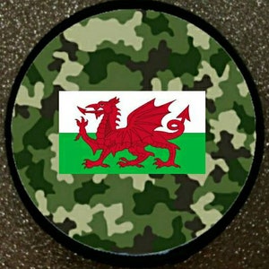 Welsh Military Camo Style 3 inch Patch Badge