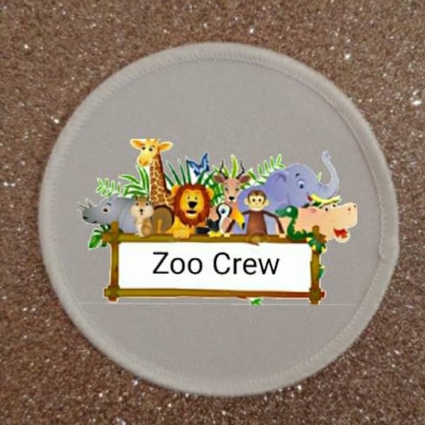 3 inch Zoo Crew Team Member Worker patch badge