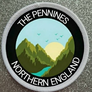 3 inch The Pennines Northern England patch badge