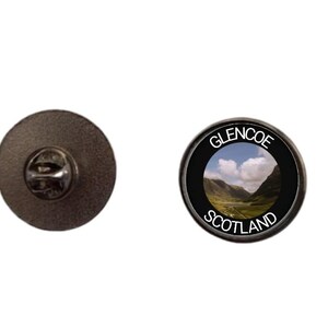 2.4cm Glencoe Scotland Pin Badge