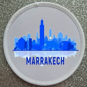 3 Zoll Marrakesch Marokko Aufnäher Aufnäher Anstecker