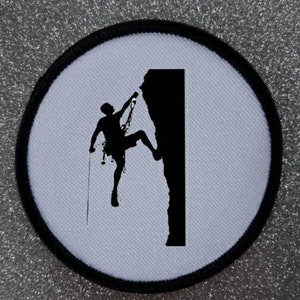 3 Inch Abseiling Iron Or Sew on Sublimation Patch Badge
