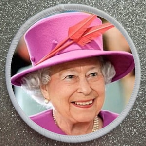 3 inch Her Majesty Queen Elizabeth of the United Kingdom patch badge