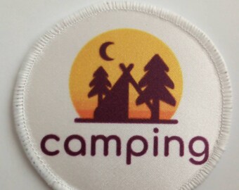 3 inch Camping Adventure Outdoors Patch Badge