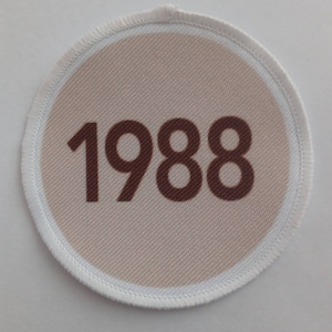 1988 Year 3 inch Patch Badge
