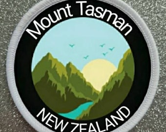 3-calowa naszywka Mount Tasman Nowa Zelandia