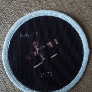 Salyut 1 Raumstation Raum 3 Zoll Patch Abzeichen