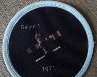 Salyut 1 Space Station Space 3 inch Patch Badge