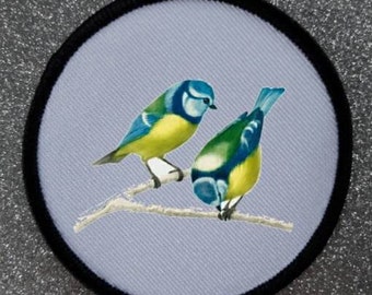 Insignia de parche Bluetit Bluetits de 3 pulgadas