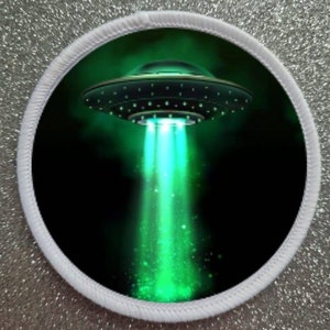 3 inch UFO patch badge