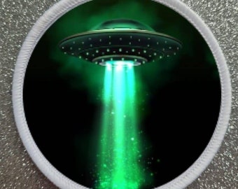 3 inch UFO patch badge