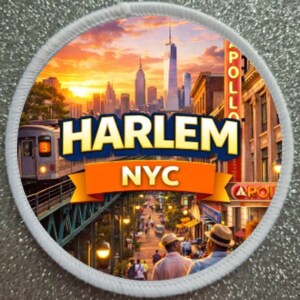 3-Zoll Harlem NYC New York City USA Aufnäher