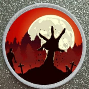 3 inch Zombie patch badge