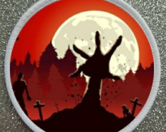 3-calowa naszywka Zombie