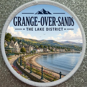 3 Inch Grange Over Sands The Lake District Patch Badge