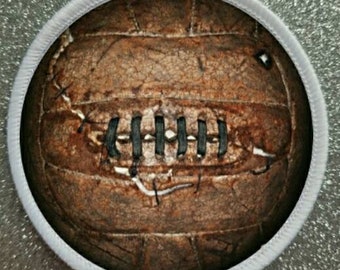 3 Zoll Old Football Aufnäher Anstecker