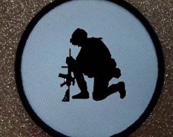 Lest We Forget 3 Inch Patch Badge.