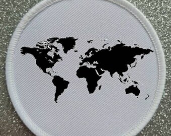 Badge de patch de sublimation 3 » Map of the World.