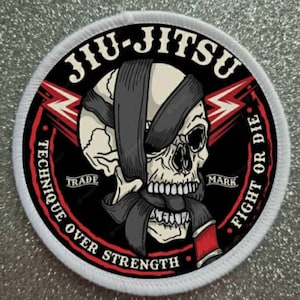 3 inch BJJ Jiu Jitsu Patch Badge