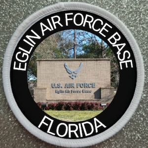 3 Inch Eglin Air Force Base Florida patch badge