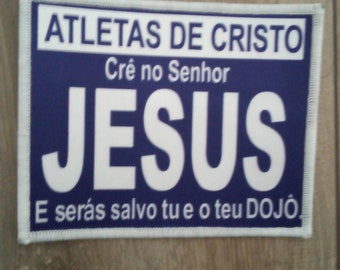 Jesus Dojo Martial Arts Brazilian jiu-jitsu BJJ (Badge) 5 inch gi Patch Badge