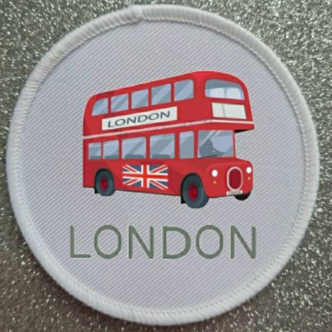 3 Inch London Bus Sublimation Patch Badge - Etsy