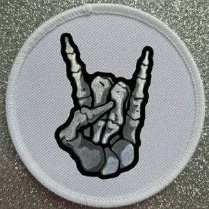 Devil Horns 3 Inch Patch Badge