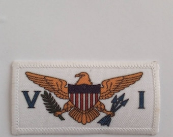 3 inch Flag of the United States Virgin Islands Sew on Patch Badge