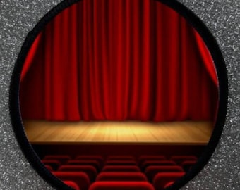 3 Zoll TheaterSzene Aufnäher Aufnäher