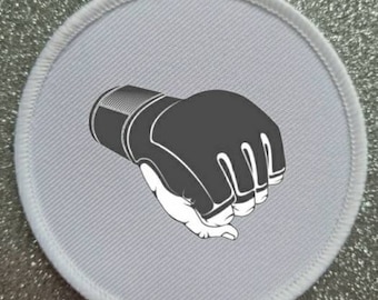 Insignia de parche de sublimación de artes marciales mixtas de 3 ".
