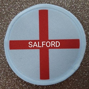 3 Inch Salford England Patch Badge