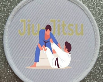 Patch de jiu-jitsu brésilien grappling (3,5 pouces) badge
