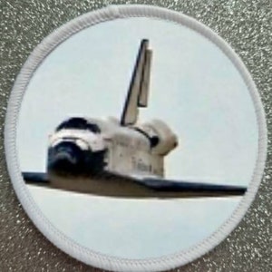 3 inch NASA Space Shuttle Iron or Sew on Patch Badge