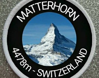 3 inch Matterhorn Switzerland patch badge