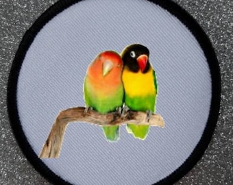 Badge patch Lovebirds da 3 pollici