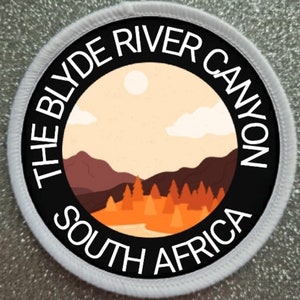 3 inch The Blyde River Canyon South Africa  patch badge