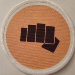 Martial Arts Fist 3 inch Sublimation Patch Badge