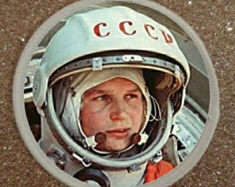 3 inch Valentina Tereshkova First Female In Space Cosmonaut Astronaut Patch Badge
