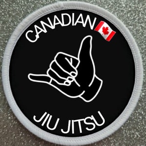 3 inch Canadian Jiu Jitsu Canada BJJ Patch Badge