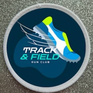 3 Zoll Athletics Track and Field Run Club Patch Badge