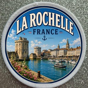 7,5 cm La Rochelle Frankrike-märke