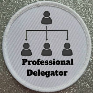 7,5 cm professionell delegeringsmärke