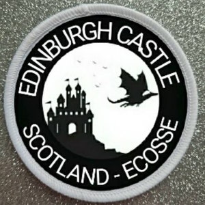 3 inch Edinburgh Castle Scotland patch badge