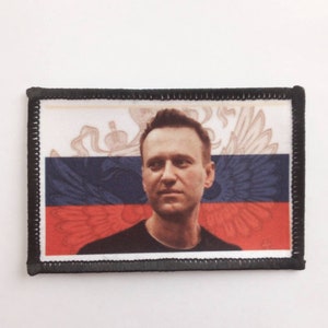 3 inch Alexei Navalny Russian Opposition Anti Corruption Patch Badge
