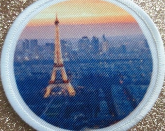 3 inch Eiffeltoren Parijs Frankrijk patch badge