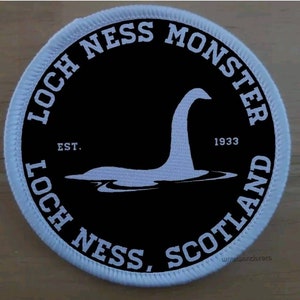 3 inch Loch Ness Monster Schotland patch-badge