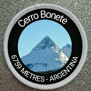 3 inch Cerro Bonete Argentina patch badge